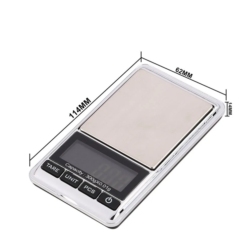 Мини цифровые карманные весы 300 г 0,01 г точность g/ozt/dwt/tl/oz/ct/gn Измерение веса для кухонных ювелирных изделий функция упаковки золота