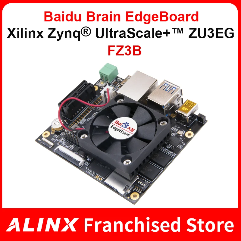 

ALINX FZ3B FZ3A: Xilinx Zynq UltraScale ZU3EGMPSOC Edgeboard Computing Card Learning AI