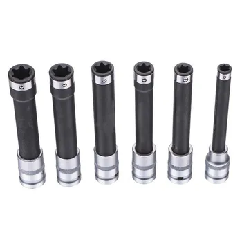 

6pcs T Star/E Type Extra Long Socket Professional Auto Maintenance Tool