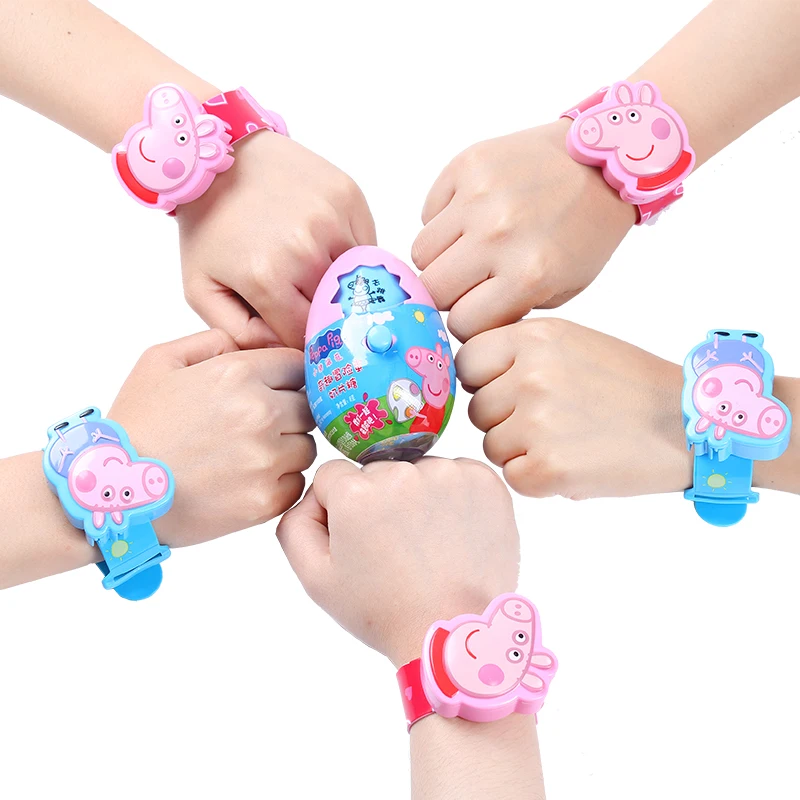 Новое поступление, горячая Распродажа, 1 шт. подлинные peppa pig Peppa Джордж часы-Игрушка Рисунок с куклой Животные Кукла Детская игрушка Рождественский подарок Горячая Распродажа