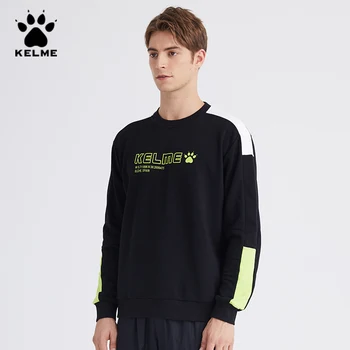 

KELME Men's Crewneck Sweatshirt Men Side Striped Patchwork Casual Sweatshirts Male Tracksuit Streetwear Hoodie Men худи 36931050