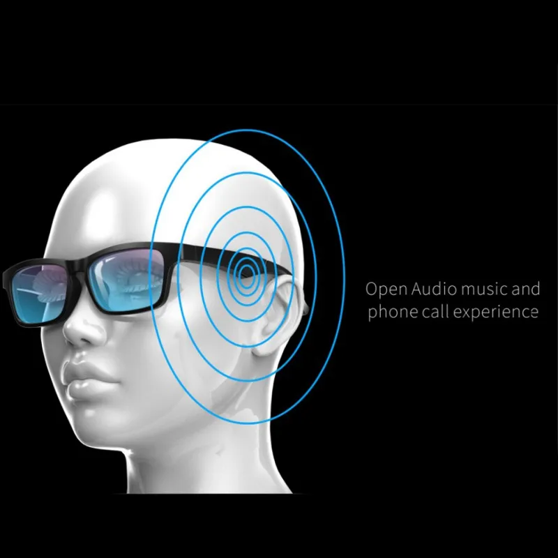 Высококачественные смарт-Очки Беспроводные Bluetooth громкой связи Музыка Аудио Открытый ухо солнцезащитные очки