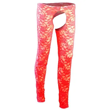 

Open crotch panties Hot Sexy Mens Lace 2020Underwear Sissy Grid Seamless Enhance Pouch Bikini Briefs Pants Men's Underwear