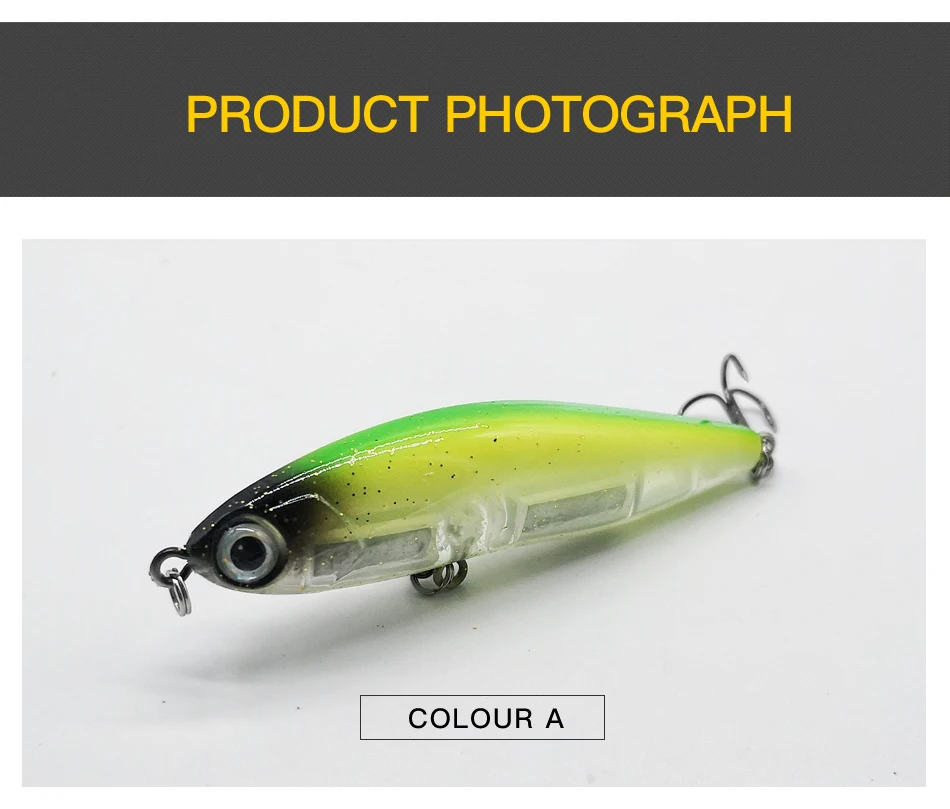 2021 New Arrivals Fishing Bait TP160 Full Depth 70MM 13G 7 Various Colors High Quality Hooks Sinking Pencil Lures For Fishing