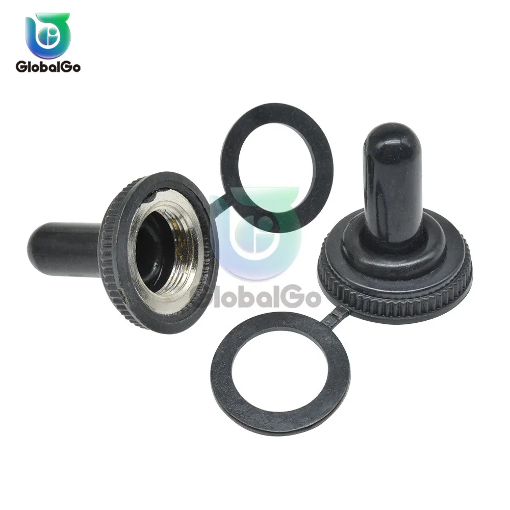 

5pcs/Lot 6mm 12mm Toggle Switch Waterproof Cover Dustproof Cap Miniature Toggle Switch Single Pole Protective Case Caps
