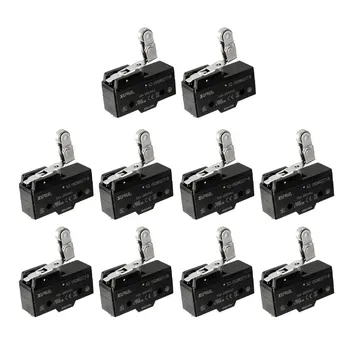 

uxcell XURUI Authorized 10PCS NO+NC Unidirectional Hinge Roller Lever Action Switches