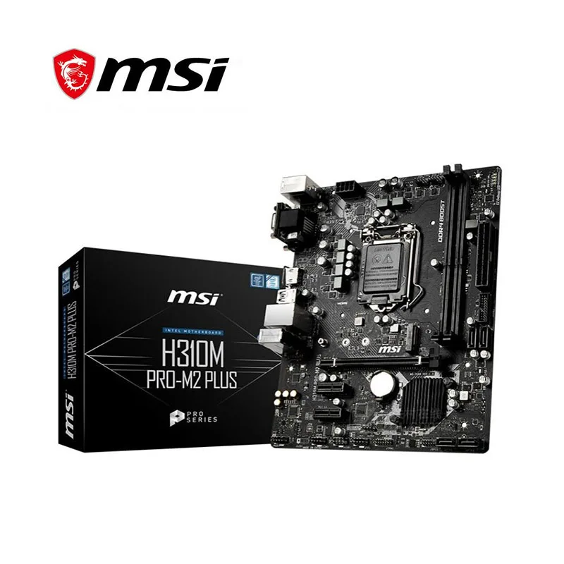 Новинка для материнской платы MSI H310M PRO M2 PLUS Socket LGA 1151 DDR4 Intel оригинальная
