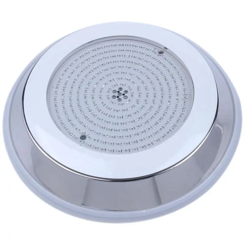 

Promotion! 18w Stainless+PC filled LED swimming pool lights RGB multi-color 12v