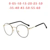 Oval 1.56 Aspherical Lens Prescription Eyeglasses Women Men Student Optical Spectacle Nearsighted Glasses 0 -0.5 -0.75 To -6.0 1