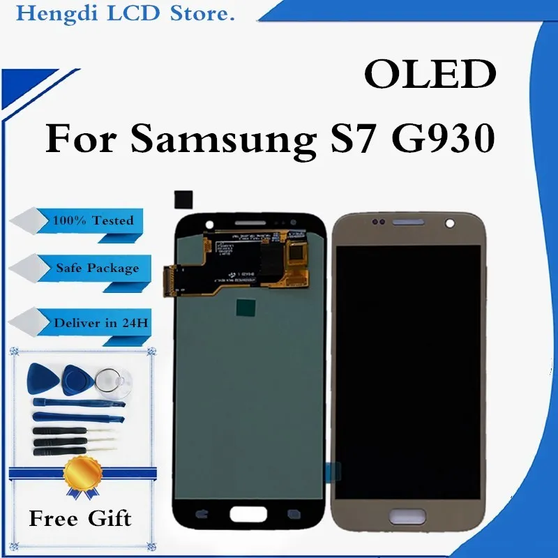 

OLED LCD For Samsung S7 G930 LCD Display Screen For Samsung S7 Touch Screen Digitizer For Samsung Galaxy S7 G930F Display Screen