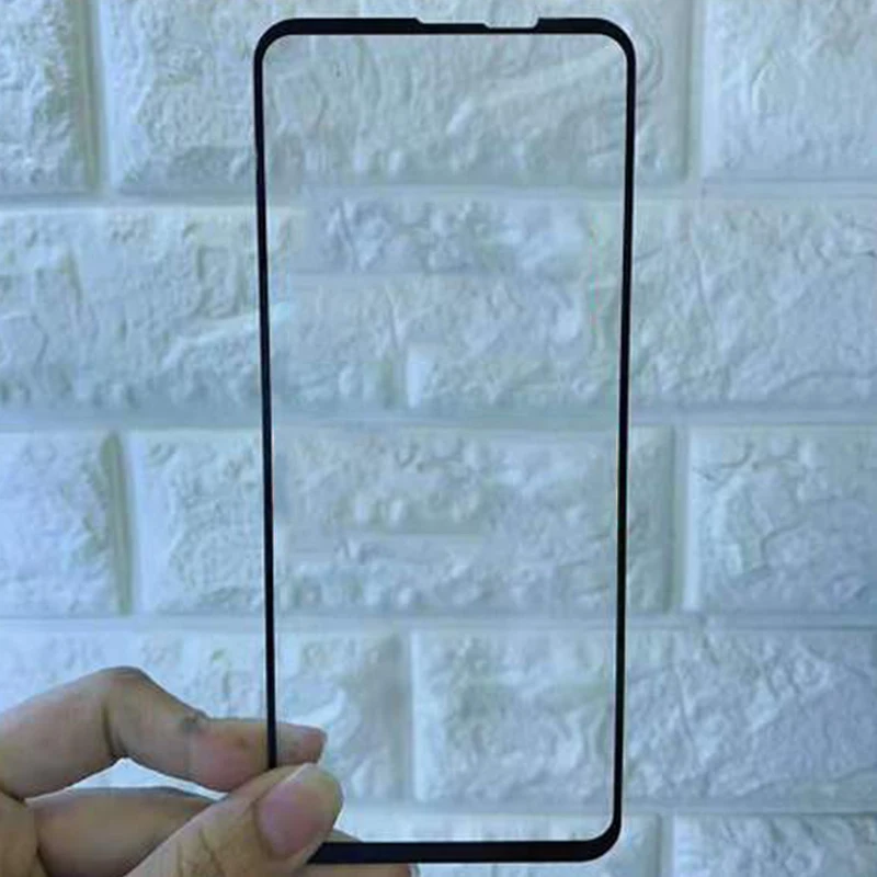 Полноэкранное высокоалюминиевое закаленное стекло для Motorola Moto One Action Защитная