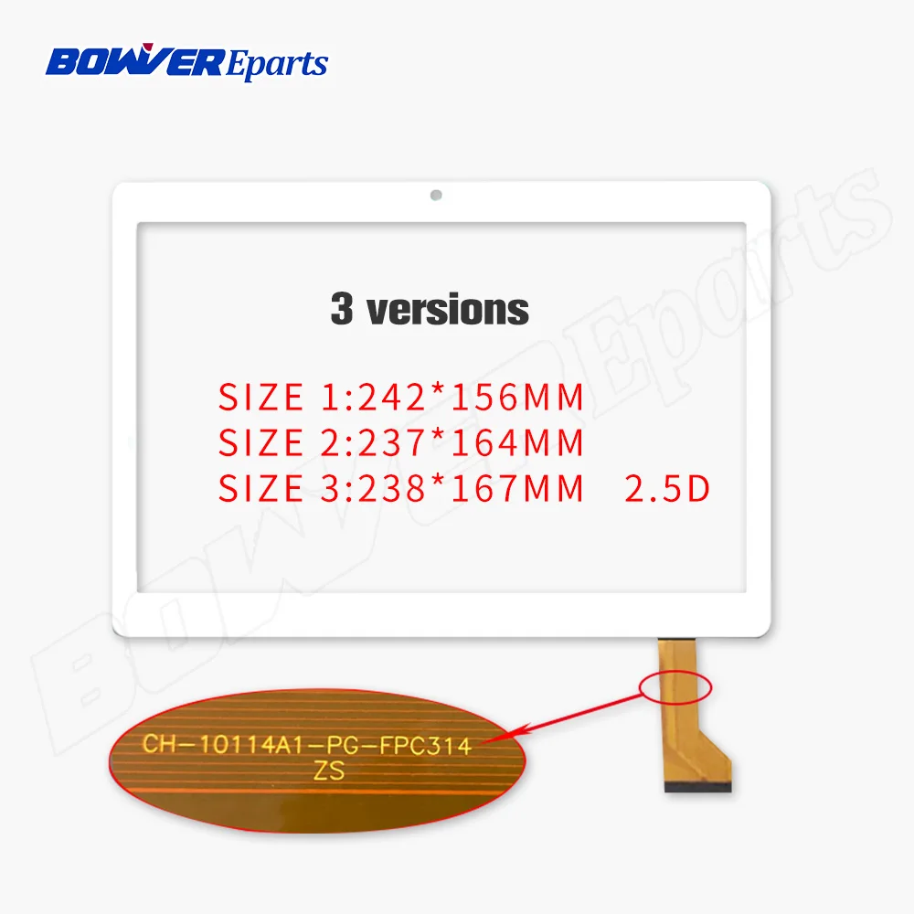 10,1» Сенсорный экран для CH-10114A1-PG-FPC314/GT10PG141 V1.0/DH-10114A1-FPC314 A108-J/GY-10016B-FPC-2.0/MJK-0690-FPC/MJK-1010-FPC