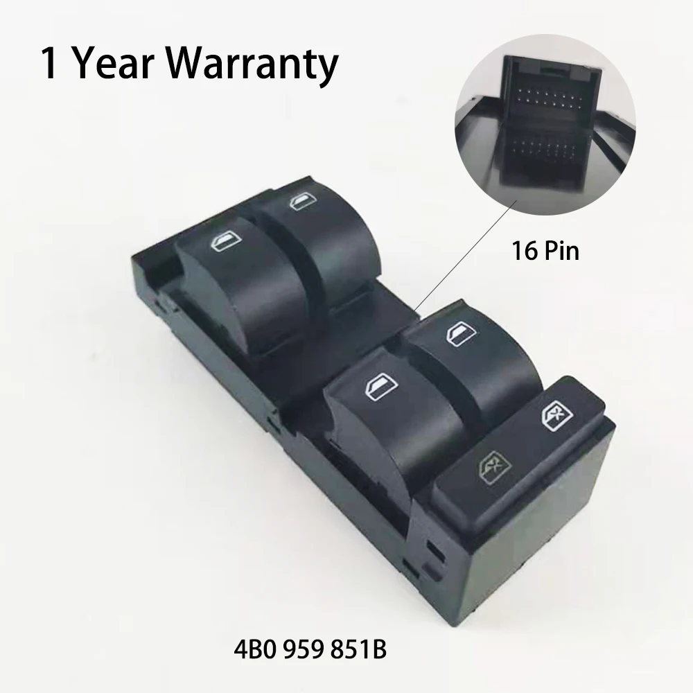 

Главный переключатель стеклоподъемника для AUDI RS6 A3 A6 4B0959851B 4B0 959 851B