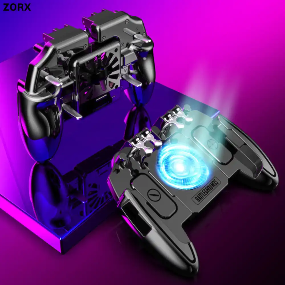 Trigger f/ür iOS//Android Tablet 6 Tasten 1 Paar Game-Controller Trigger f/ür PUBG Mobile Controller