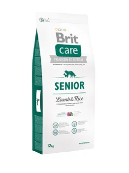 

BRIT BRIT CARE SENIOR ALL BREED LAMB & RICE for older dogs of all breeds older than 7 years with lamb and rice