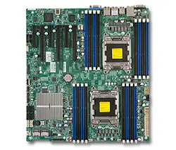 OEM X9DR3-F IPMI SAS C602 чип 2011 pin Серверная материнская плата E5-2600 используется 90% новый