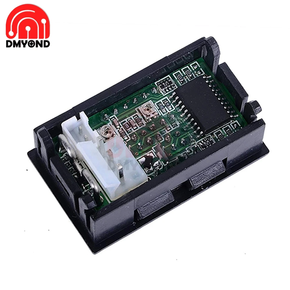 0 28 &quotDC 100V 10A 100A светодиодный вольтметр измеритель тока Красный Синий Вольтметр