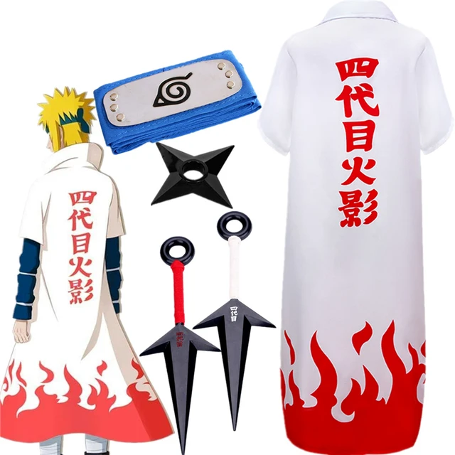 Anime Yondaime Uniforme para Festa de Halloween, Hokage, Namikaze