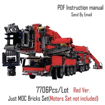 

2020 NEW lepining Power Mobile Crane LTM11200 RC Technic Motors Kits Building Blocks Bricks Fit for MOC 20920 Children Gift