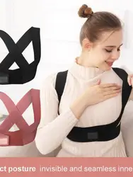 Women'S Posture Corrector, Body Shaping Device, Corset, Chest Support, Waist Belt, Shoulder Strap, Back Support One Set