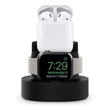2 in 1 Charging Docking Station Stand For Airpods 3 Apple Watch Charger Dock Holder For iPhone 11 Smart Watch Headphone Earphone
