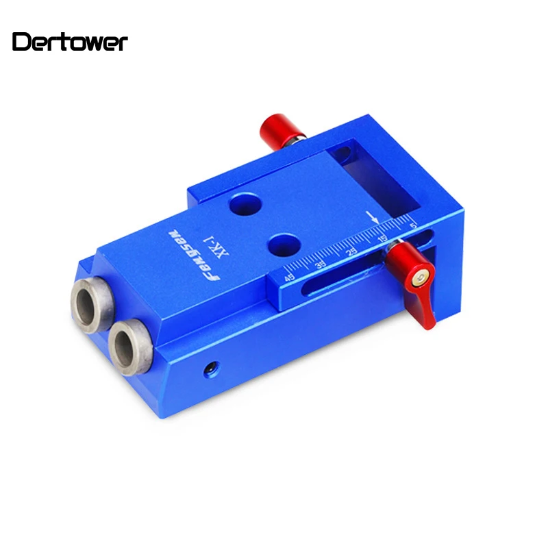 

UPGRADED Mini Kreg Style Pocket Hole Jig Kit System for Wood Working & Joinery and Step Drill Bit & Accessories Wood Work Tool