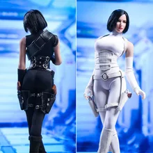 

VSTOYS 19XG62 1/6 Female Figure Clothes Black/White Color Phoenix Assassin Suit Tights Fit 12 inches Action Figure