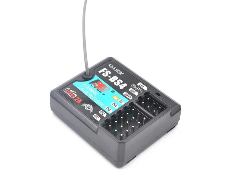 

Hot Flysky FS-BS4 4CH 4 Channel Mini Receiver Receiving Module w/ Gyro Steering Engine For GT5 Remote Controller RC Transmitter