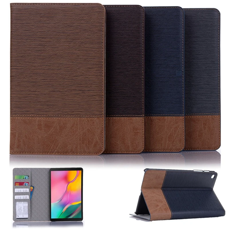 Чехол для Samsung Galaxy TAB A 8 0 2019 T290 T295 Бизнес из искусственной кожи чехол-кошелек с