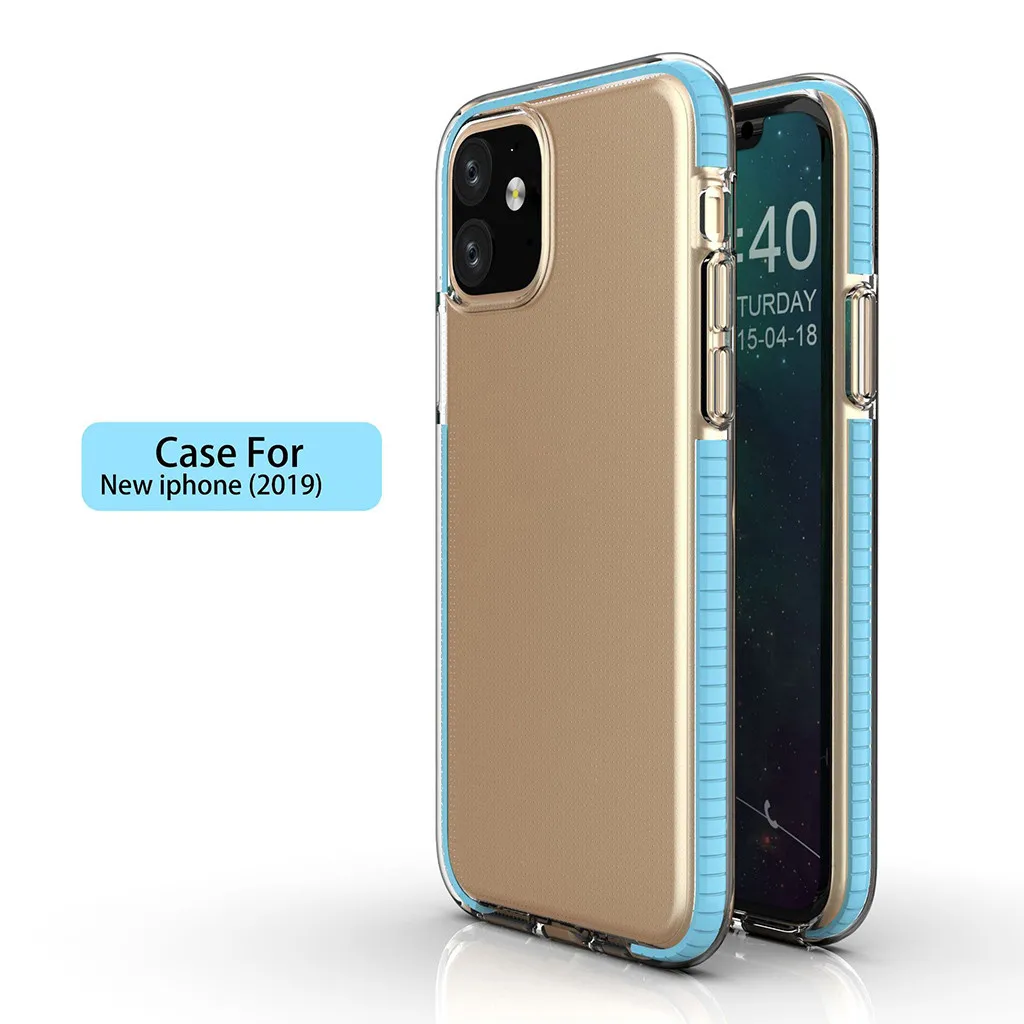 Чехол Mosunx из ТПУ с амортизацией и четырьмя углами для iPhone 11 6,1 дюймов и iPhone 11 Pro 5,8 дюймов Pro Max 6,5 Дюймов