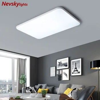 

High power ceiling lighting living room black led ceiling lights bedroom square ceiling lamp hallway ultra-thin kitchen fixture