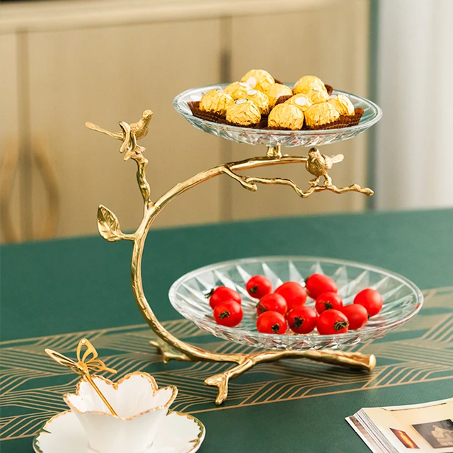 Top more than 165 decorative glass plates with stands latest seven.edu.vn