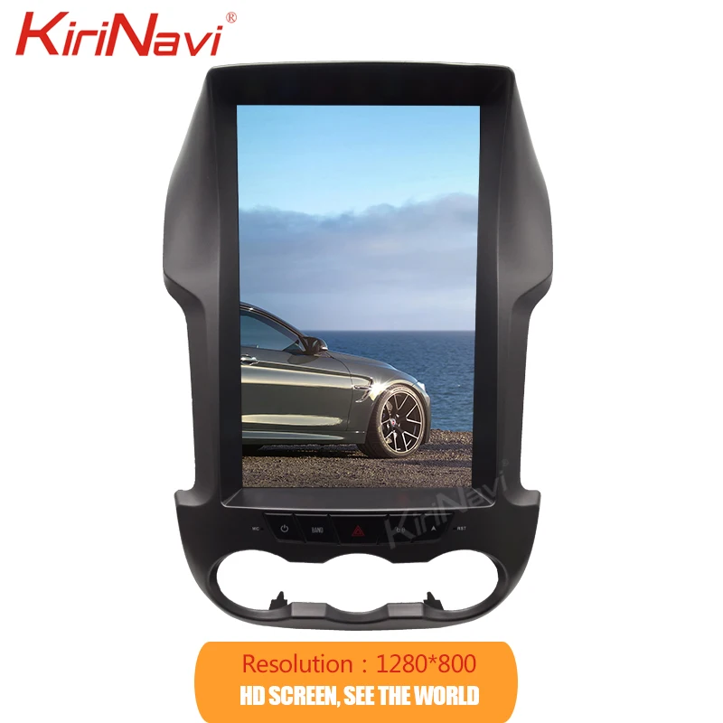 KiriNavi Telsa стиль вертикальный экран 12 1 &quotAndroid 9 0 автомобильное радио Automotivo для Ford