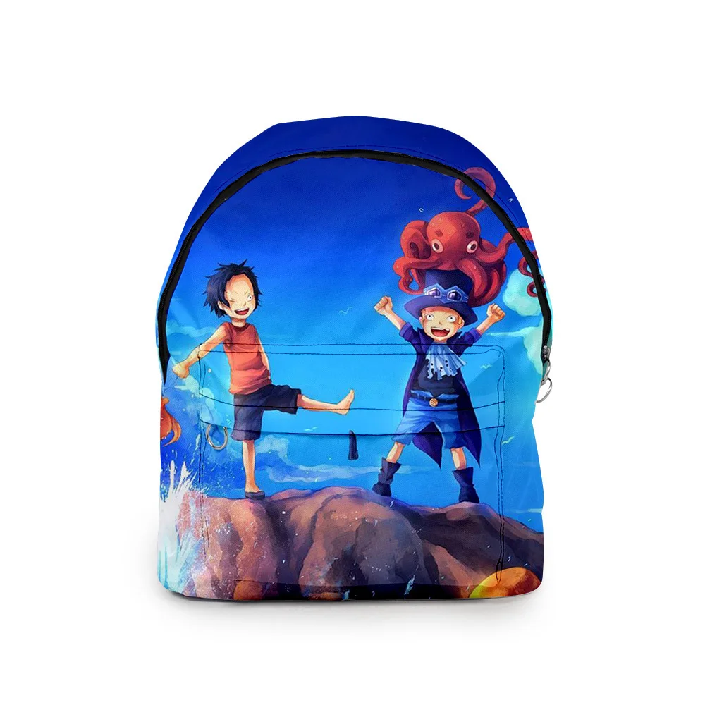 Weysfor Anime One-Piece Travel Backpack Luffy Teenagers Backpack Rucksack Harajuku Oxford School Bag Bagpack Schoolbag Bookbag