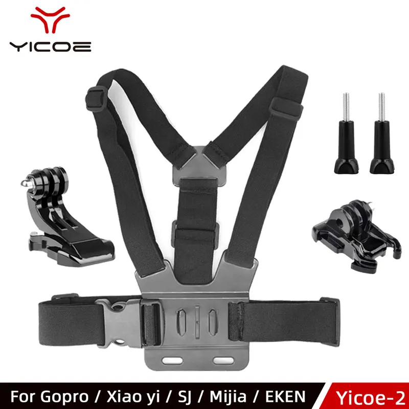 Go Pro Аксессуары для Gopro hero7 6 5 4 3 + аксессуары спортивной экшн камеры нагрудная