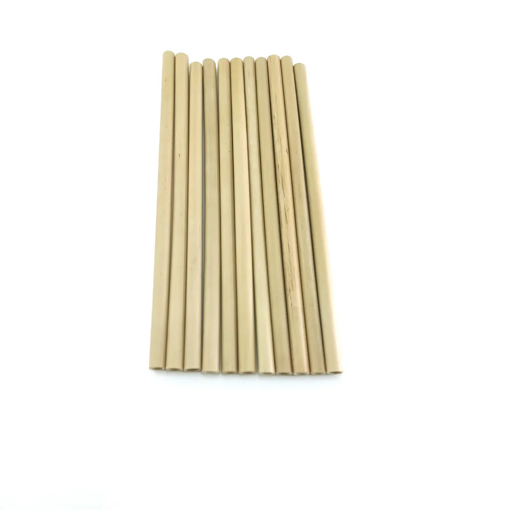 10 pcs bamboo straws Аксессуары для питья соломы биоразлагаемые органические бамбуковые соломинки многократного использования для жемчуга молочного чая коктейльного сока детский кухонный инструмент - Цвет: 10 pcs bamboo straws