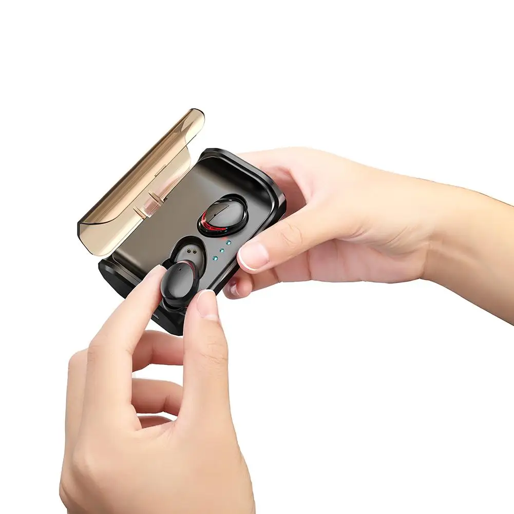 Teamyo T8 TWS bluetooth-наушники 5,0 беспроводные наушники-вкладыши 8HD Bass стерео IPX7 водонепроницаемая Спортивная гарнитура с зарядным устройством