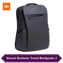 Xiaomi бизнес-рюкзак для путешествий 2 поколения Мужская Дорожная многофункциональная сумка для ноутбука 15,6 дюймов 26л большая емкость