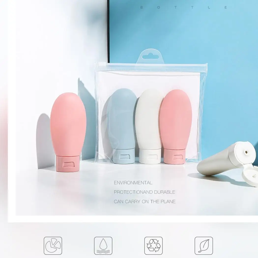 

Travel Bottles Leak Proof Squeezable Travel Bottles 60ML Set for As Picture Shampoo Outdoor, Conditioner