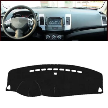 

Black Car Dashboard Cover For Mistubishi Outlander (2006-2018) 2007-08-09-2017 Auto Sun Shade Pad Carpet Protector Dash Mat
