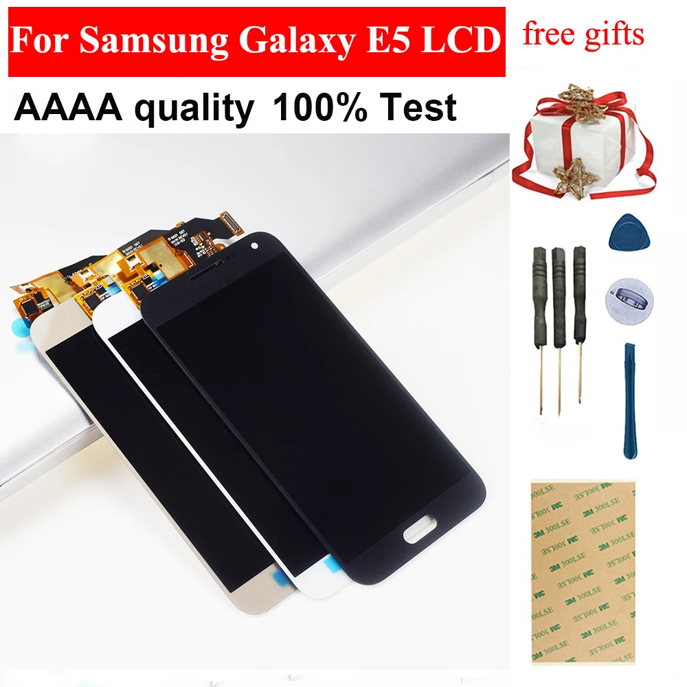 ЖК-дисплей для Samsung Galaxy E5 сенсорный экран дигитайзер в сборе E500F ЖК-экран E500 E500H E500M