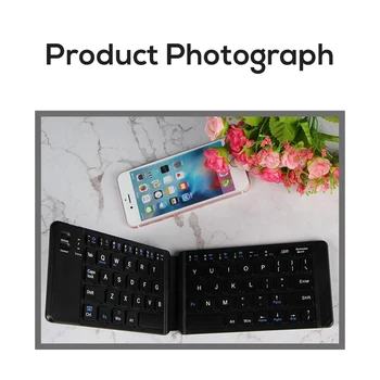 

Mini Folding Keyboard Wireless Keypad Portable Folding Bluetooth Foldable For Windows Android IOS Tablet ipad Phone