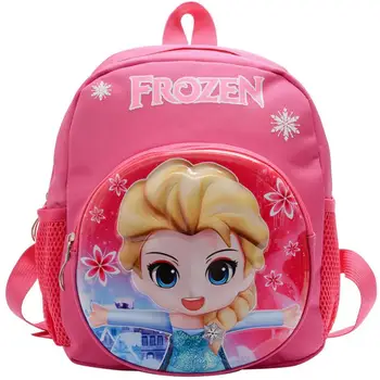 

Disney New 3D Cartoon School Bag For Gilrs Boys Sofia Backpack Children School Bags Student Mochila Grade 1-4 SpiderMan Elsa