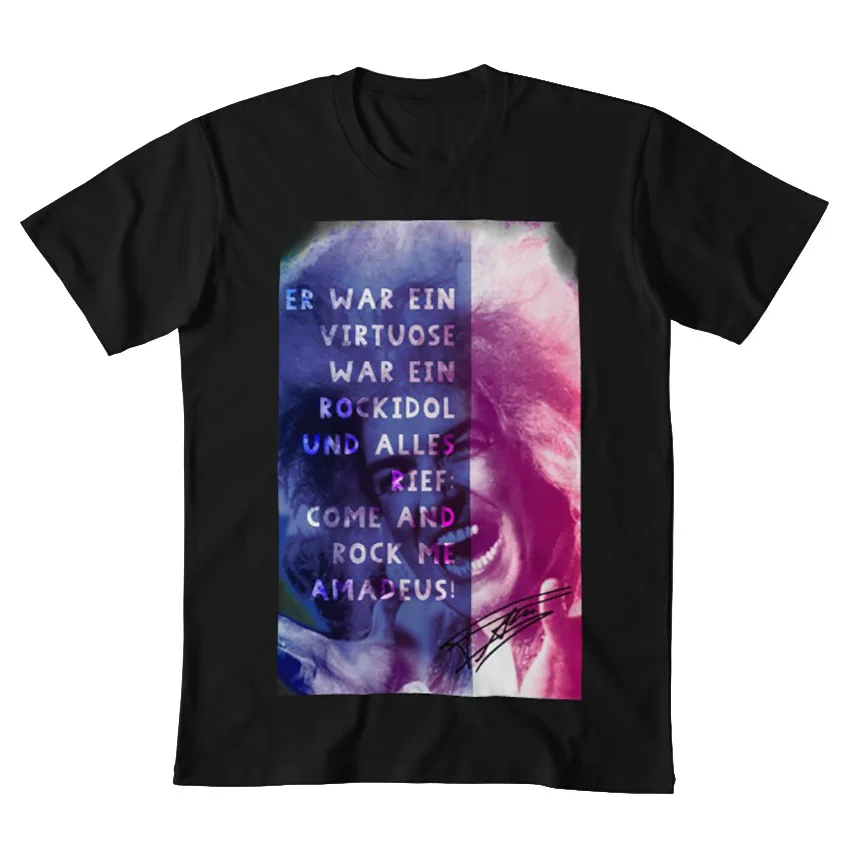 Rock Me Amadeus T Shirt Desain Grafis 