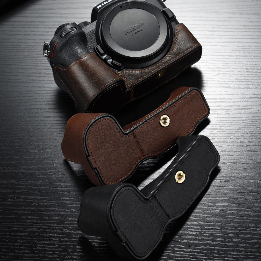 Genuine Leather Camera Case For Nikon 