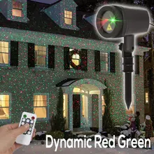 Рождественские огни наружный лазерный проектор для украшения дома Новогоднее праздничное освещение газона с радиочастотным пультом дистанционного управления