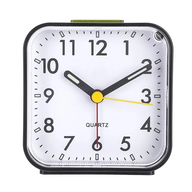 Home Digital Needle Alarm Clock Plastic Square Luminous Alarm Clock