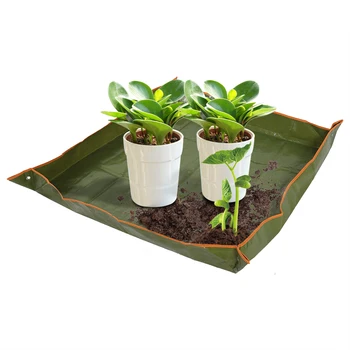 

Garden Plant Seedling Repotting Tray Indoor Transplanting Operating Tidy Flower Potting Mat Leakproof Pot Mat Garden Floor Cloth