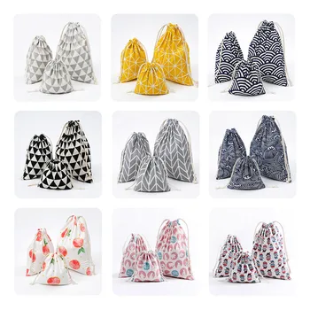 

Unisex Drawstring Bag Storage Bag Travel Portable Clothes Packing Organizers Kids Dolls Toys Package Home Storage Pouch Gift Bag