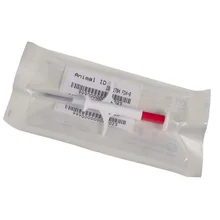 10 шт./партия 1,4*8 mm134.2KHz RFID стеклянная бирка для идентификации домашних животных, бирка для отслеживания животных/идентификация домашних животных шприц чип